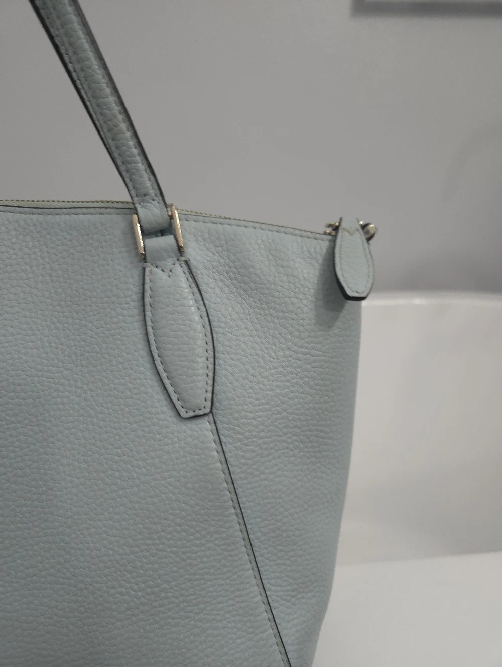 Kate Spade Monica Pebbled Leather Satchel (MISSING STRAP)